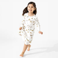 Holy Night Bamboo Girls' Long Sleeve Dress