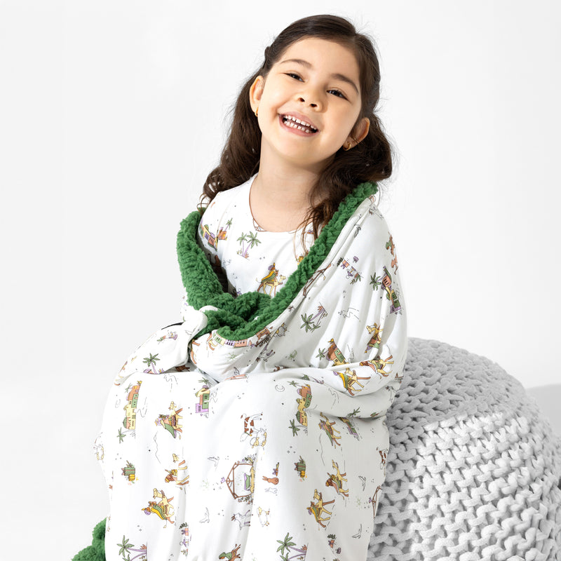 Holy Night Bamboo Sherpa Blanket