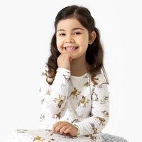 Holy Night Bamboo Girls' Long Sleeve Dress