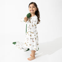 Holy Night Bamboo Girls' Long Sleeve Dress