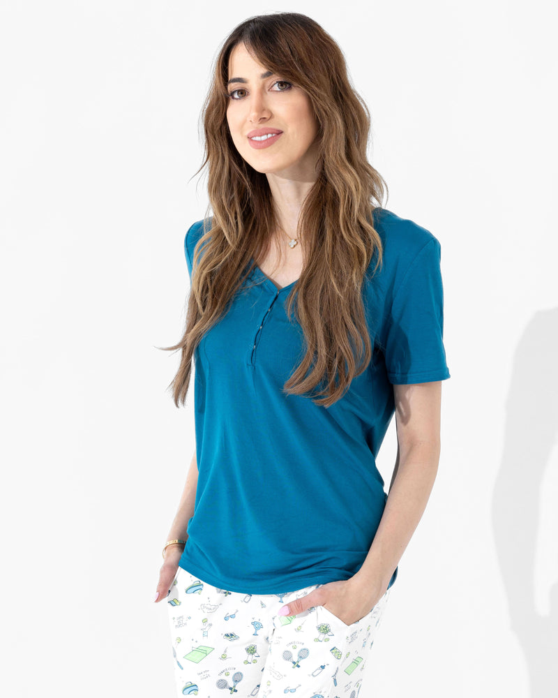 Tennis Bamboo Women's Pajama Set