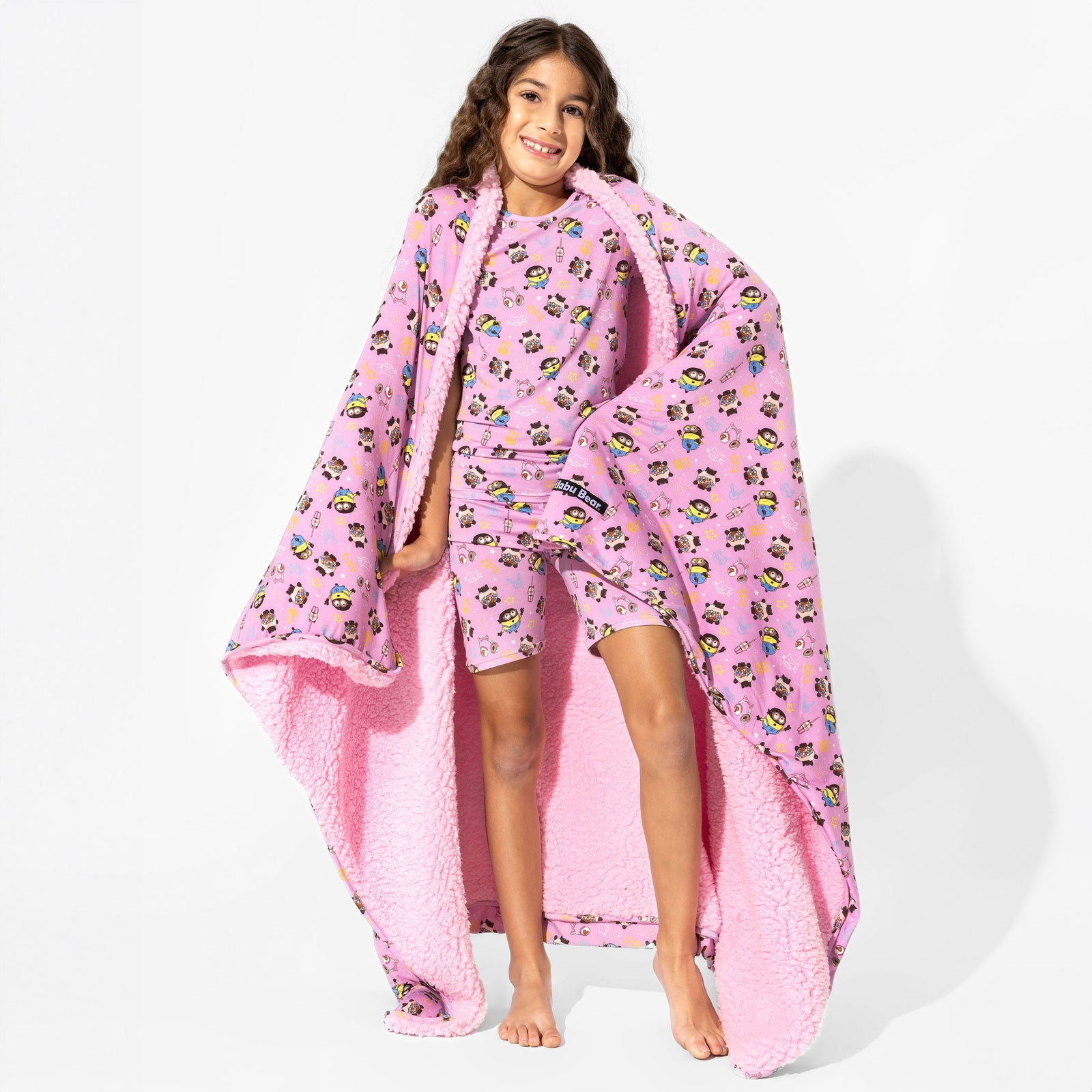 Despicable Me 4: Minions Always Popping Bamboo Kids Pajama Short Set