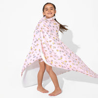 Easter Bunny Pink Bamboo Blanket