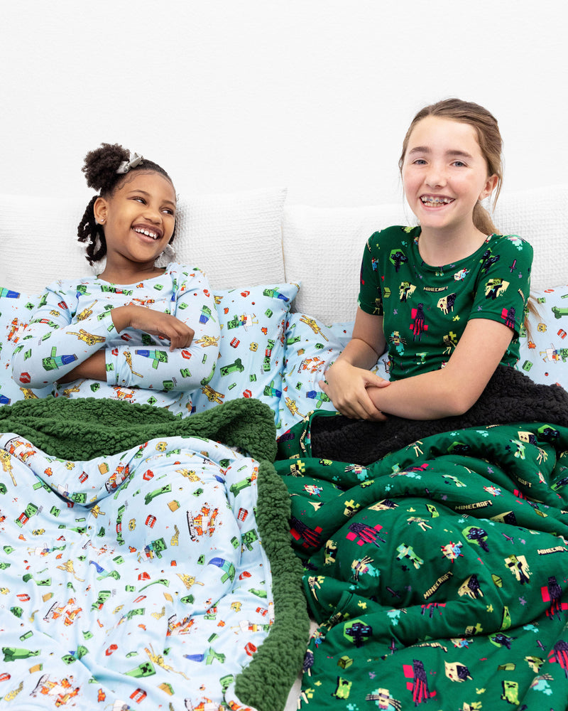 Minecraft: Midnight Mobs Bamboo Kids Pajama Short Set