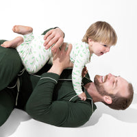 Pine Green Bamboo Men's Pajama Set