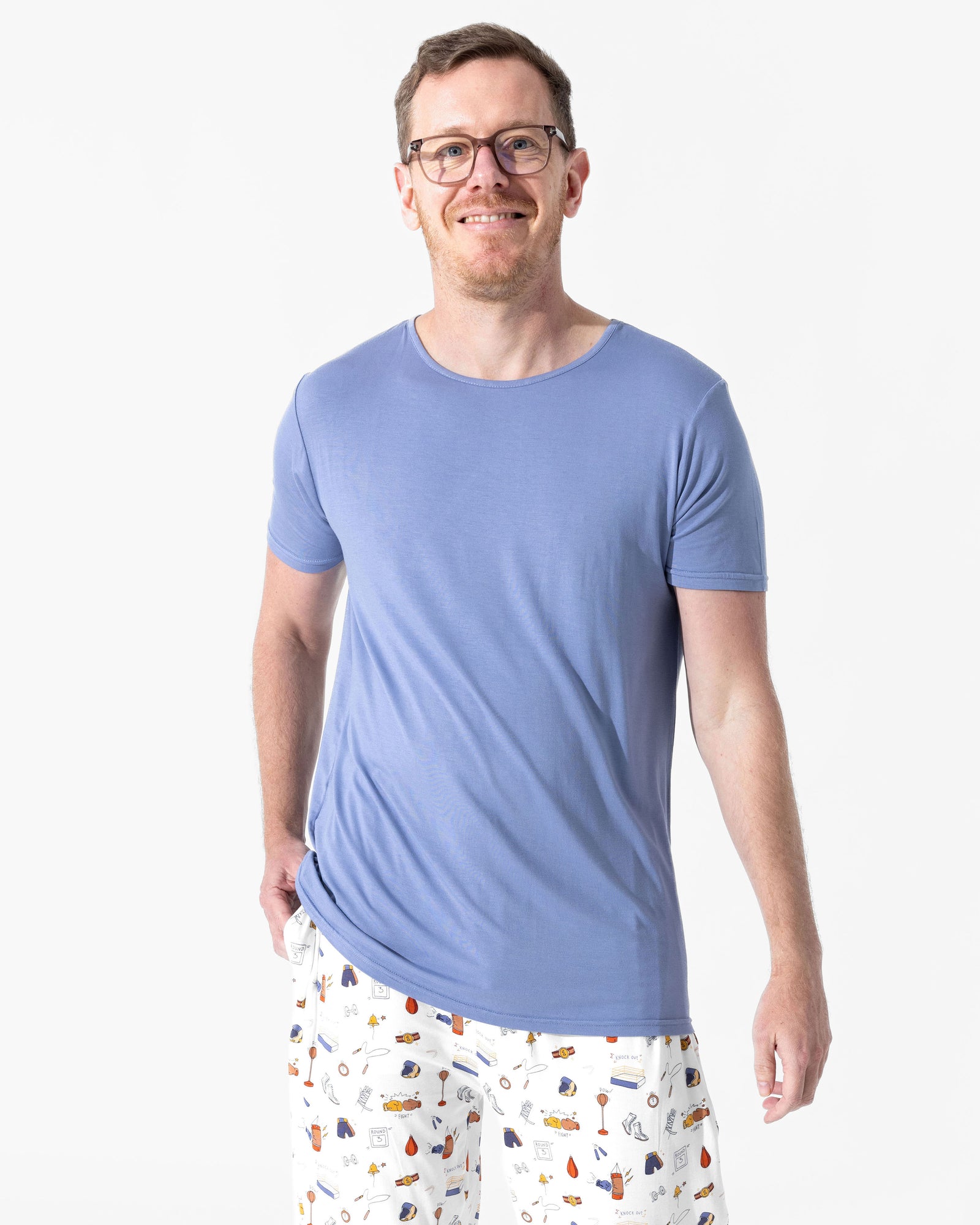 Boxing Bamboo Men's Pajama Set