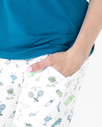 Tennis Bamboo Women's Pajama Set