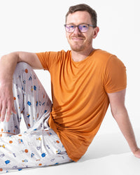 All Star Basketball Bamboo Men's Pajama Set