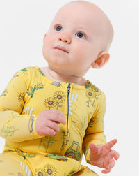 Autumn Harvest Bamboo Convertible Footie