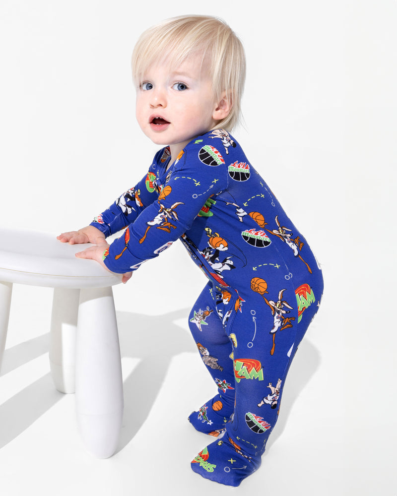 Space Jam Bamboo Convertible Footie