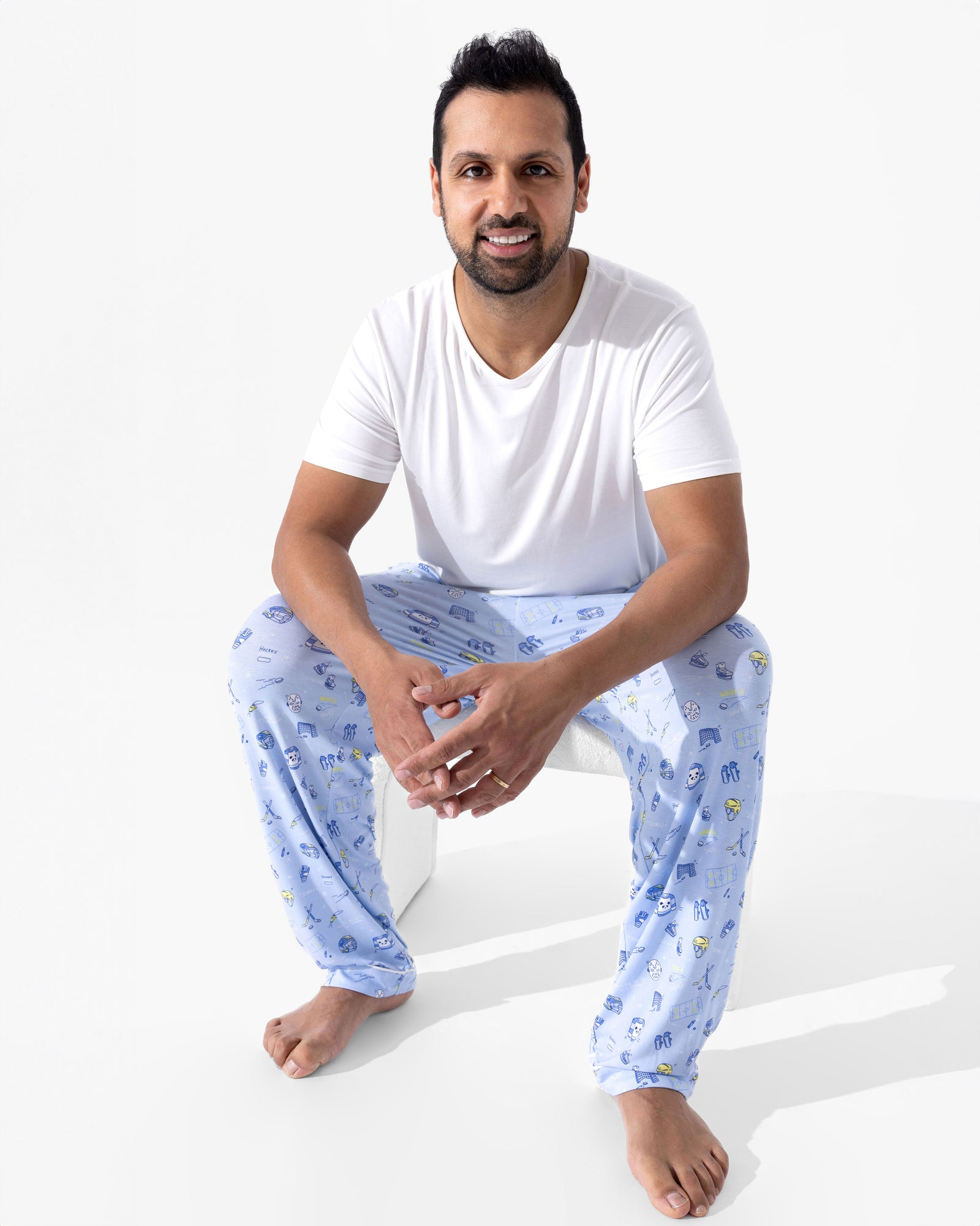 Hockey Bamboo Men's Pajama Set