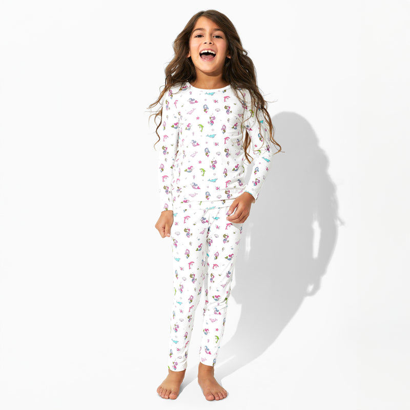 Mermaid Bamboo Kids Pajamas