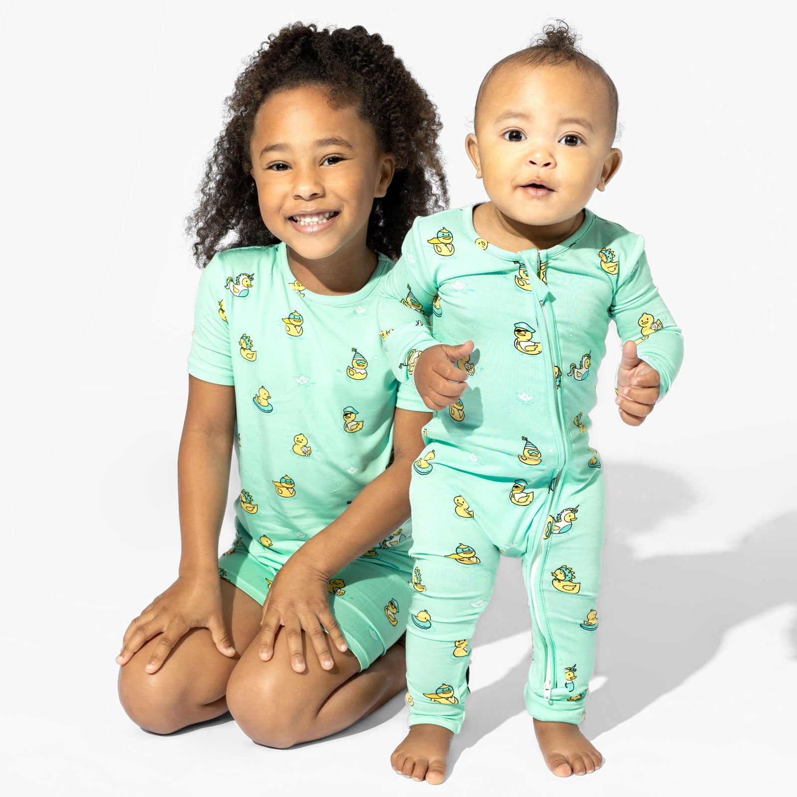 Rubber Ducky Bamboo Convertible Footie