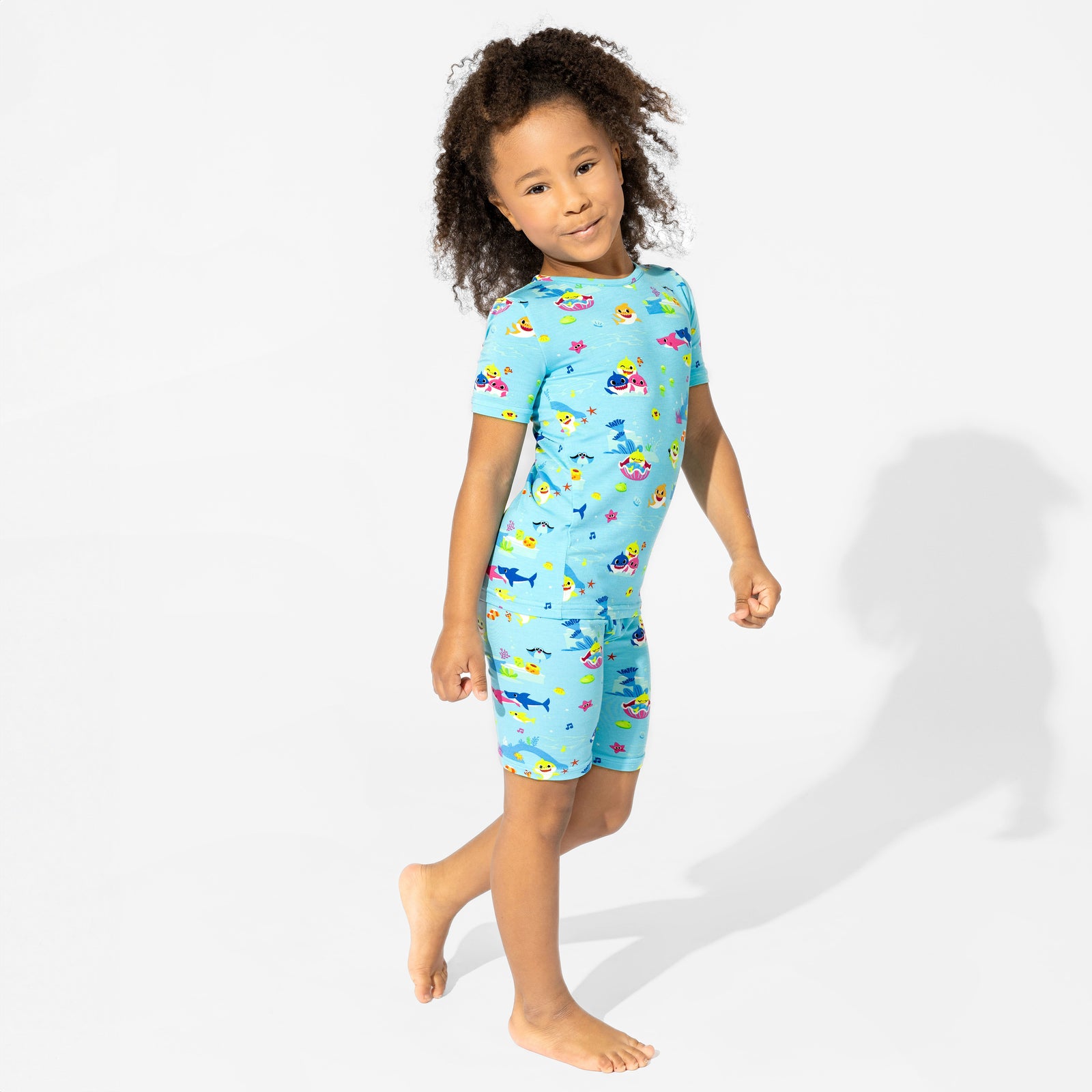 Baby Shark Bamboo Kids Pajama Short Set