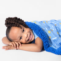 Baby Shark Surf Bamboo Sherpa Blanket