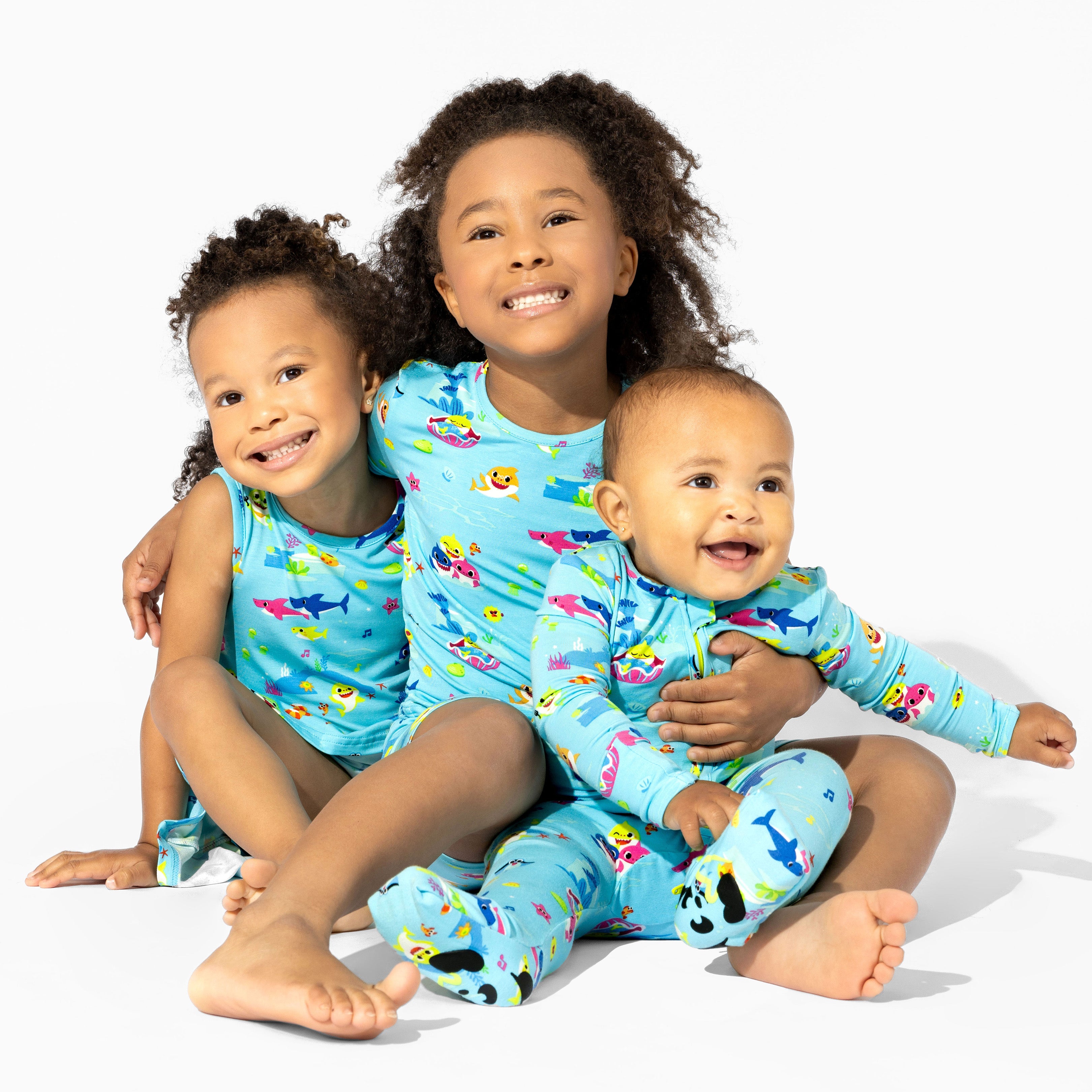 Baby Shark Bamboo Convertible Footie: Snuggle Up in Style