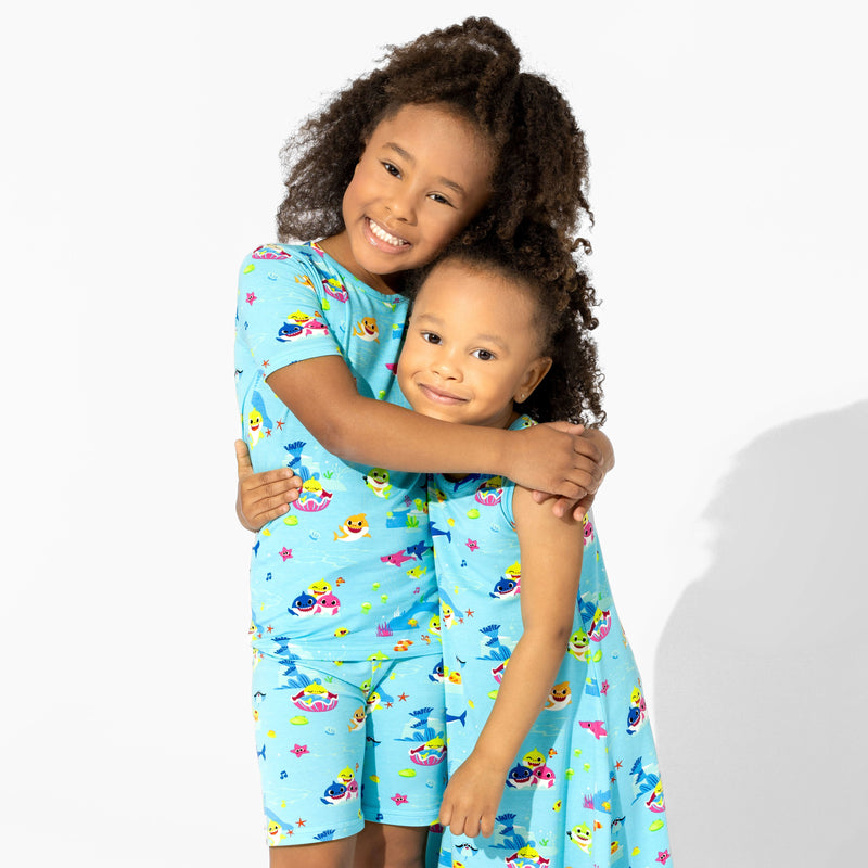 Baby Shark Bamboo Girls' Sleeveless Dress