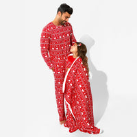 Polar Isle Red Bamboo Men's Pajama Set