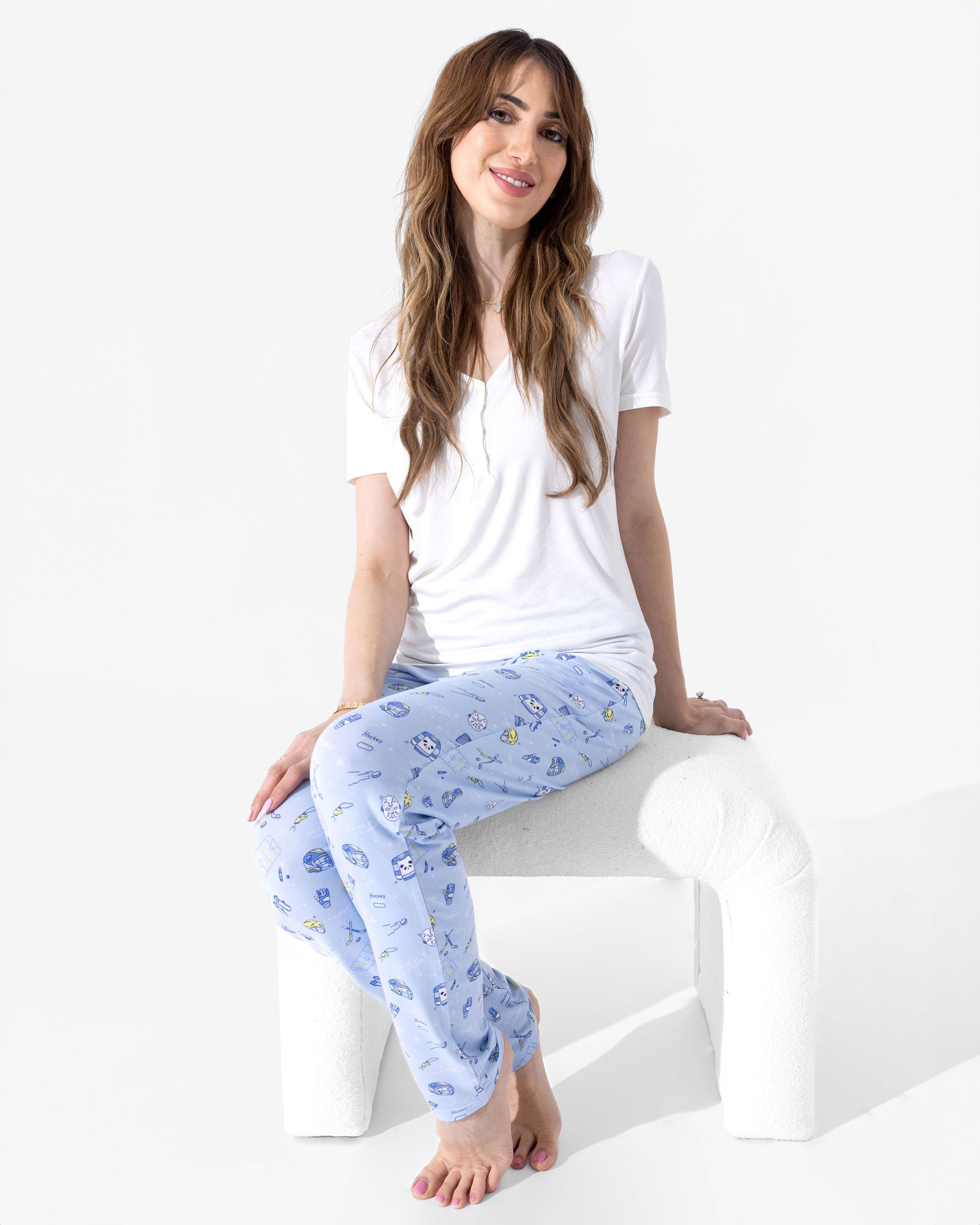 Hockey Bamboo Women's Pajama Set