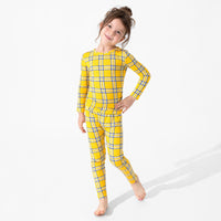 Clueless Total Betty Plaid Bamboo Kids Pajamas