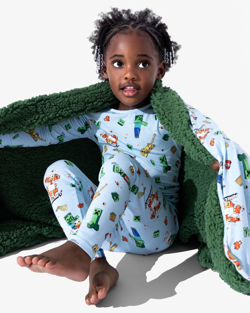 Minecraft: Chicken Jockey Bamboo Sherpa Blanket