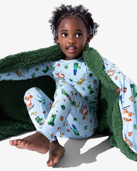 Minecraft: Chicken Jockey Bamboo Sherpa Blanket