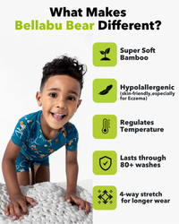 Basketball Pups Bamboo Kids Pajama Short Set