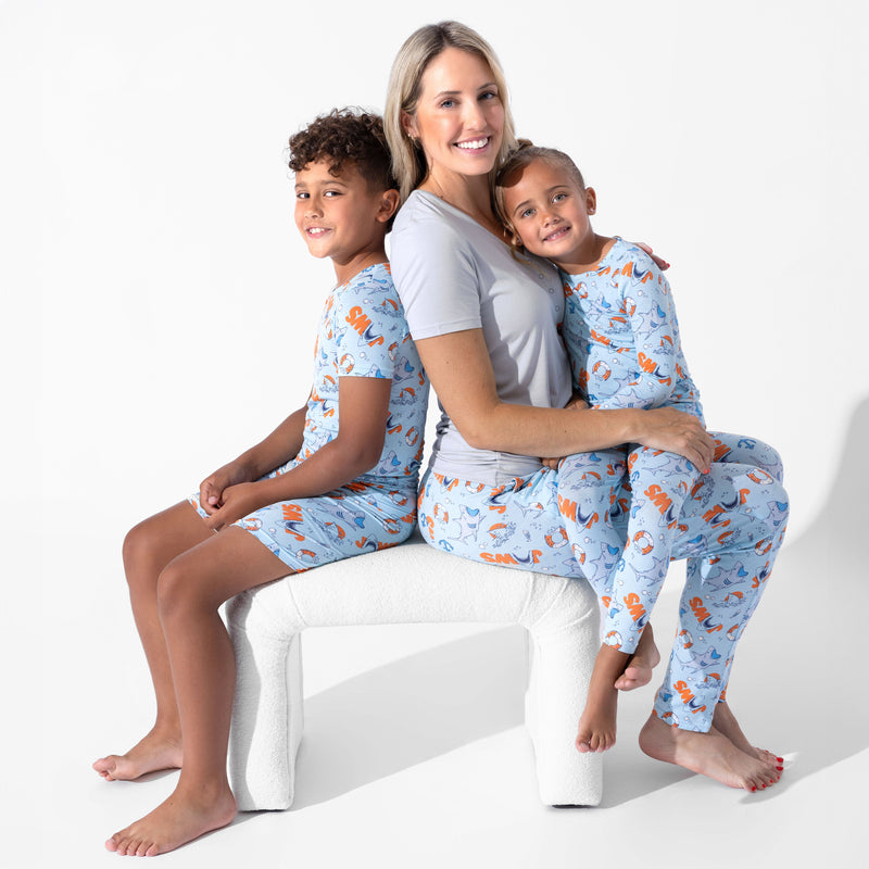 JAWS Bamboo Kids Pajama Short Set