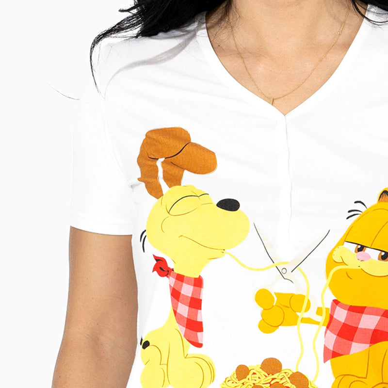 Garfield Pyjamas Snuggle Up in Style: Garfield The Movie Bamboo Women's Pajama Set ...