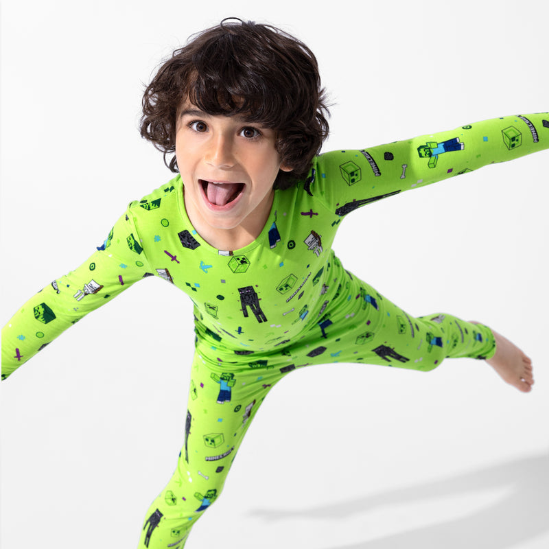 Minecraft: Mob Squad Bamboo Kids Pajamas