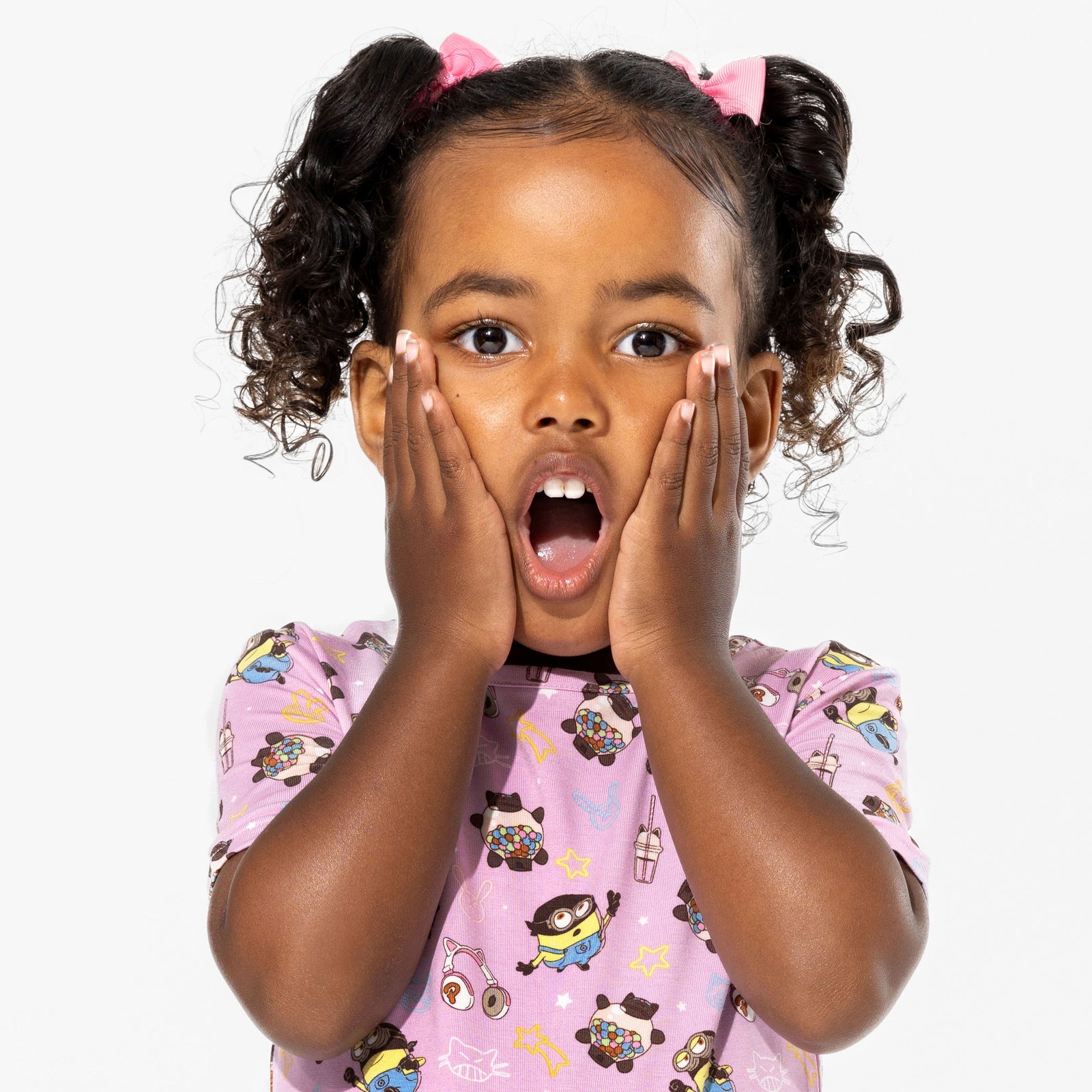 Despicable Me 4: Minions Always Popping Bamboo Kids Pajama Short Set