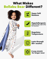 Boxing Bamboo Kids Pajamas