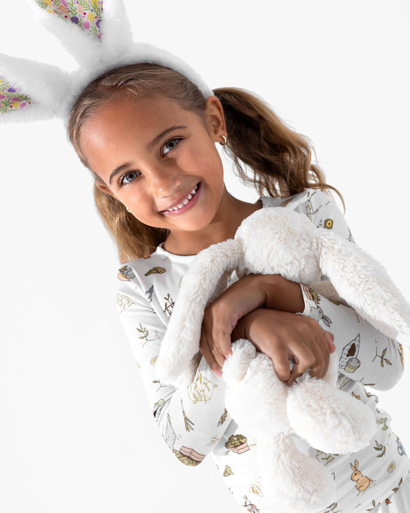 Bunny Garden Bamboo Kids Pajamas