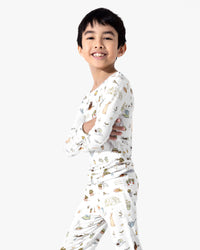 Bunny Garden Bamboo Kids Pajamas