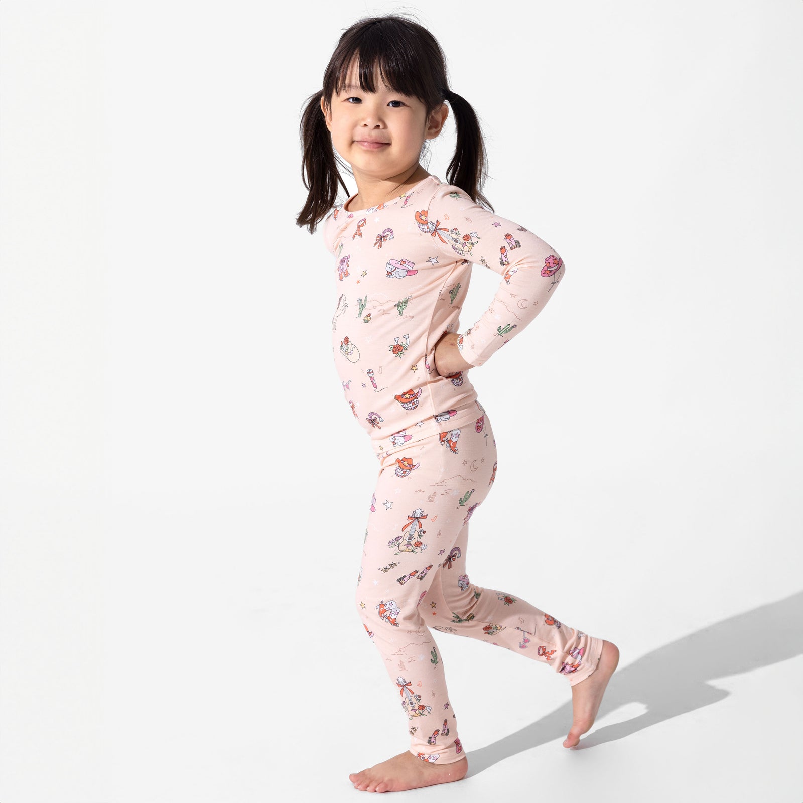 Cowgirl Bamboo Kids Pajamas
