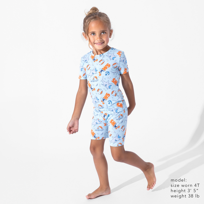 JAWS Bamboo Kids Pajama Short Set