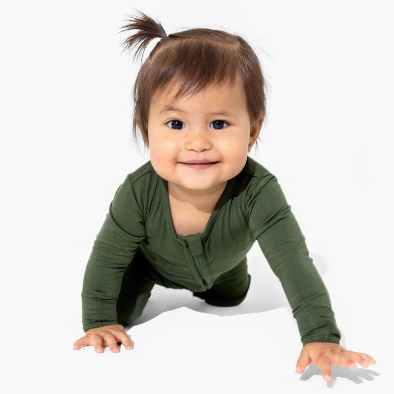 Evergreen Bamboo Convertible Footie