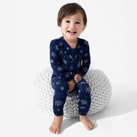 Snowflake Bamboo Convertible Footie