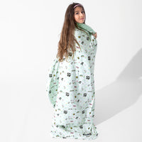 Minecraft Sleep Repeat Bamboo Sherpa Blanket