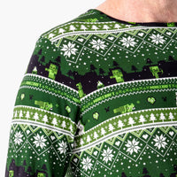 Minecraft Creeper Holiday Bamboo Men's Pajama Set
