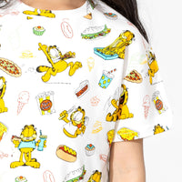 Garfield: Snack Attack Bamboo Terry Kid's Oversized Tee & Biker Short Set