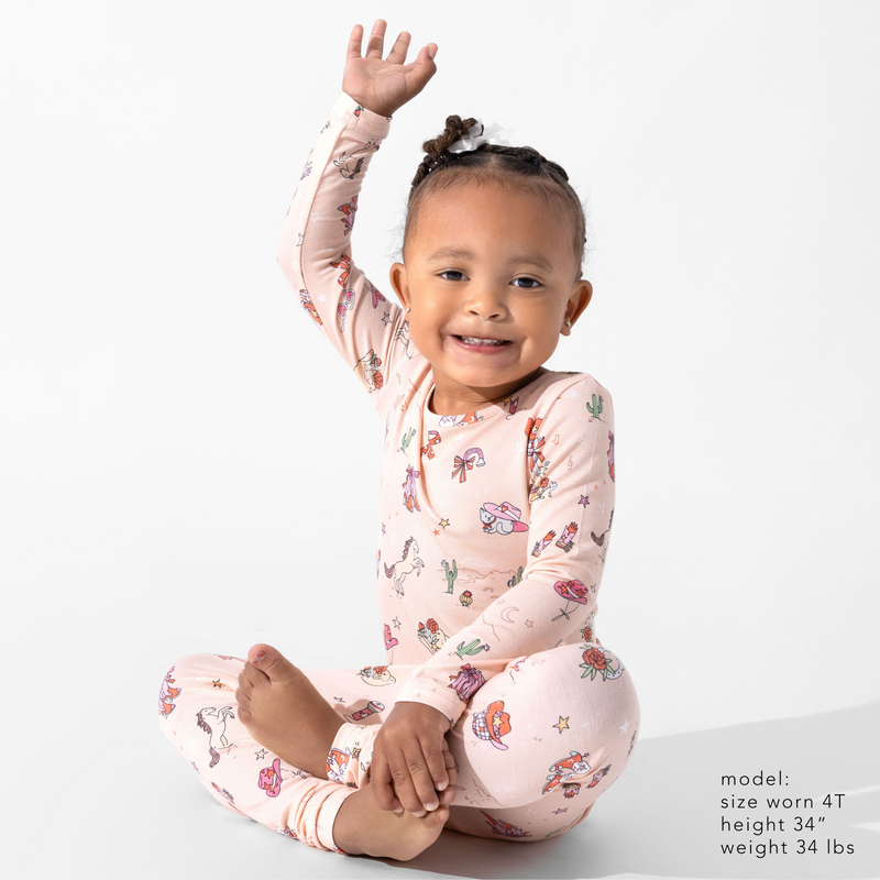 Cowgirl Bamboo Kids Pajamas