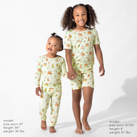 Capybara Boba Bamboo Kids Pajama Short Set
