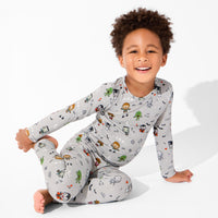 Little Monsters Bamboo Kids Pajamas