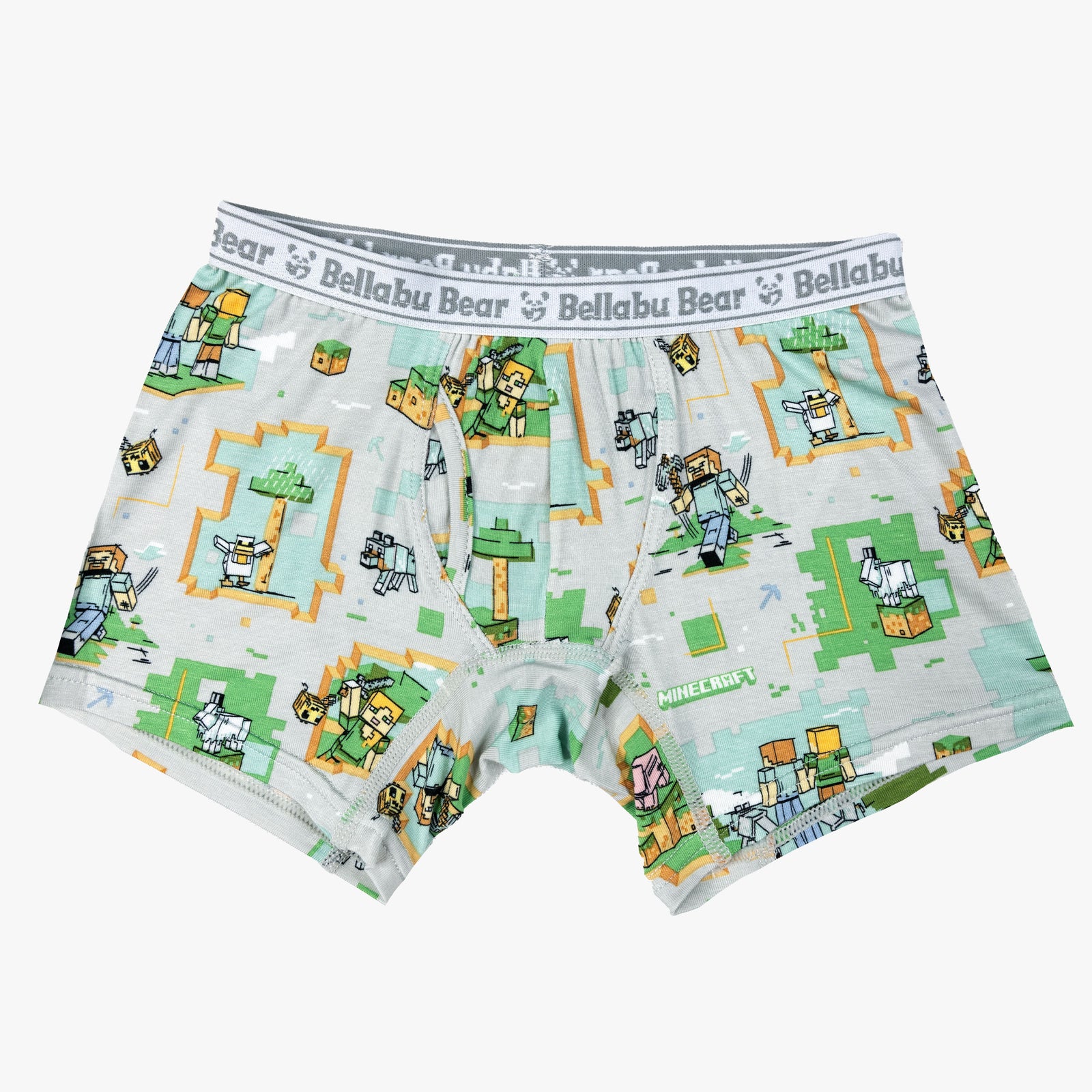 Minecraft Bamboo Boys' Boxer Brief Underwear 3-Pack