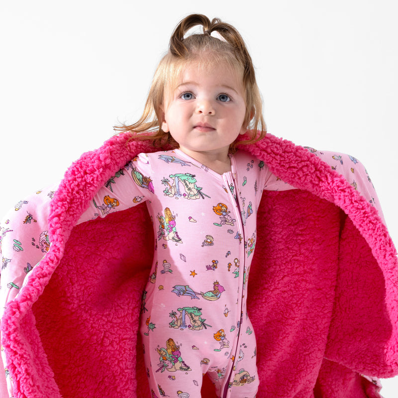 Mermaid Lagoon Bamboo Convertible Footie