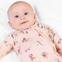 Cowgirl Bamboo Convertible Footie