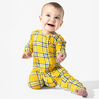 Clueless Total Betty Plaid Bamboo Convertible Footie