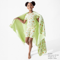Capybara Boba Bamboo Kids Pajama Short Set