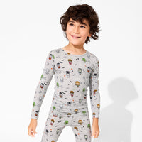 Little Monsters Bamboo Kids Pajamas